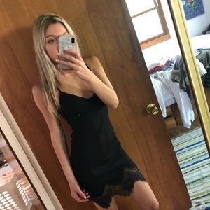 Forever 21 Sexy Black Mini Dress